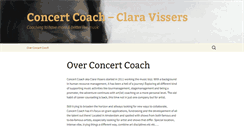 Desktop Screenshot of concert-coach.com