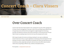 Tablet Screenshot of concert-coach.com